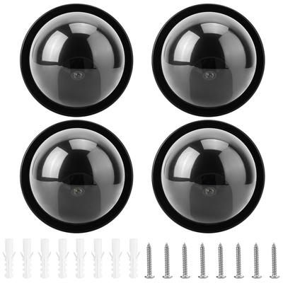 4pcs Dome Simulation Camera CCTV Dummy Fake Security Camera With Flashing Led Light