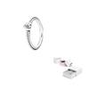 Pandora Herz 925 Silber Romantischer Minimalistischer Mode Ring Damenringe 190896CZ