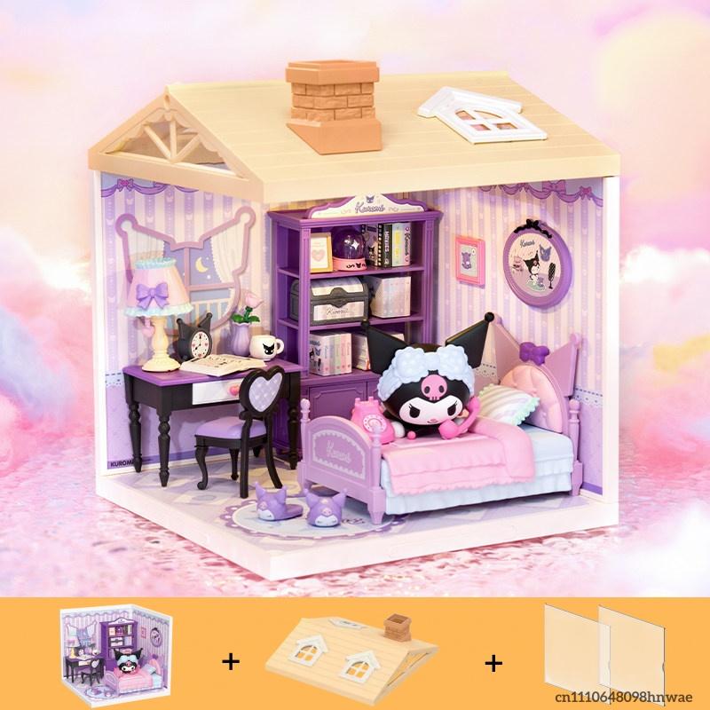 Rolife Building Blocks  Super World  Cinnamoroll Room Kuromi My Melody Assembly Models Ornaments Gifts