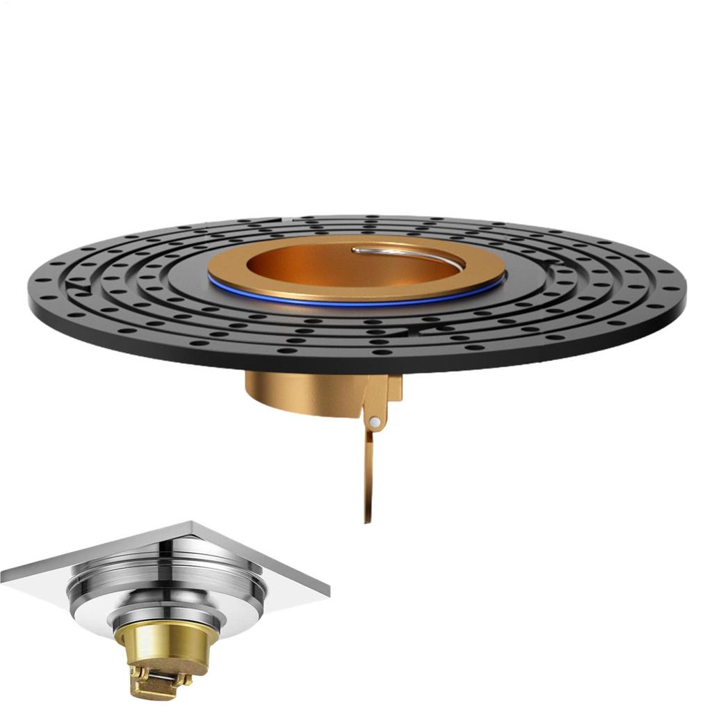Shower Drain Plug Toilet Anti-Backflow Odor Filter Copper Anti Odor Water Drainers Smell Strainer Anti-Clogging Bathroom