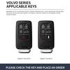 Zinc Alloy Car Remote Key Cover Case Holder Key Bag Shell For Volvo S60 S80 V60 XC60 XC70 V40 XC90 2017 2018 Auto Accessories