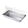 Buffet Chafing Dish Stainless Steel Food Server Chafer Tray with Double-Sided Flip Lid And Ice Packs