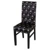 Elegant 3d Pattern Spandex Removable Stretch Chair Seat Covers With Soft Fabric Touch
