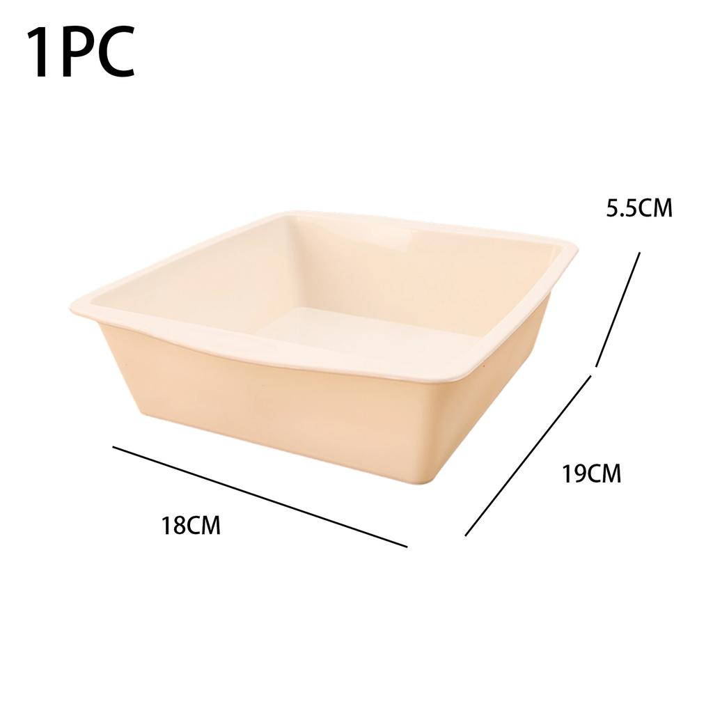4/1 Stück Silikon-Kuchenform zum Backen, Antihaft-Quadratische Kuchenplatte, Toastform für DIY, Haushaltsküche, Backblech, 5 Farben