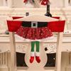 Cute Christmas Chair Cover Classic Elastic Chair Cover Elf Girl Skirt Chair Cover  Home Decoration