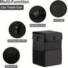Car Trash Can with Lid and Storage Pockets , 100% Leak‑Proof, Waterproof, Multipurpose Organizer