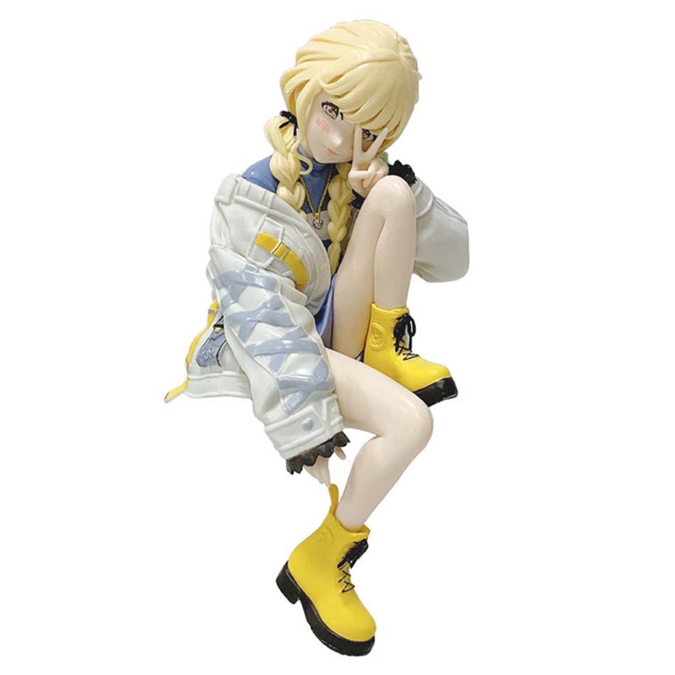 22CM Anime Game Cyberpunk: Edgerunners Lucy Figure Standing Anime Model Toy Gift Collection Aciton Figure PVC