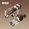 Male Sunscreen Female Knight Contrasting Color Thin Non-slip and Wear-resistant Macaron Locomotive Gloves