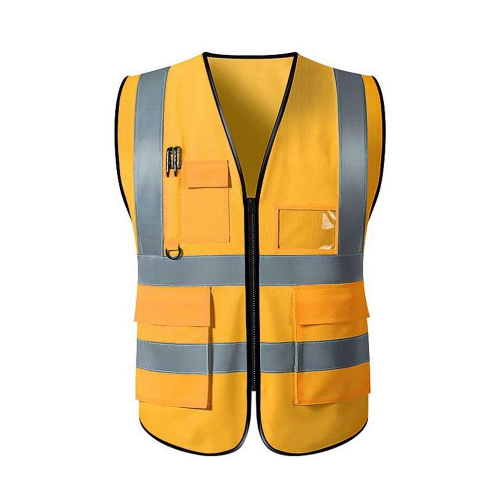 Breathable Traffic Waistcoat Wear Resistant Cycling Safe Jacket Reflective Safety Vest  Workwear