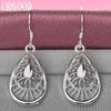925 Sterling Silver Teardrop Earrings Wedding Jewelry