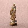 Retro Pure Copper Chinese Myth Nezha Buddha Statue Figurines Creative Desktop Decoration Home Furnishing Craft Gift Decoration