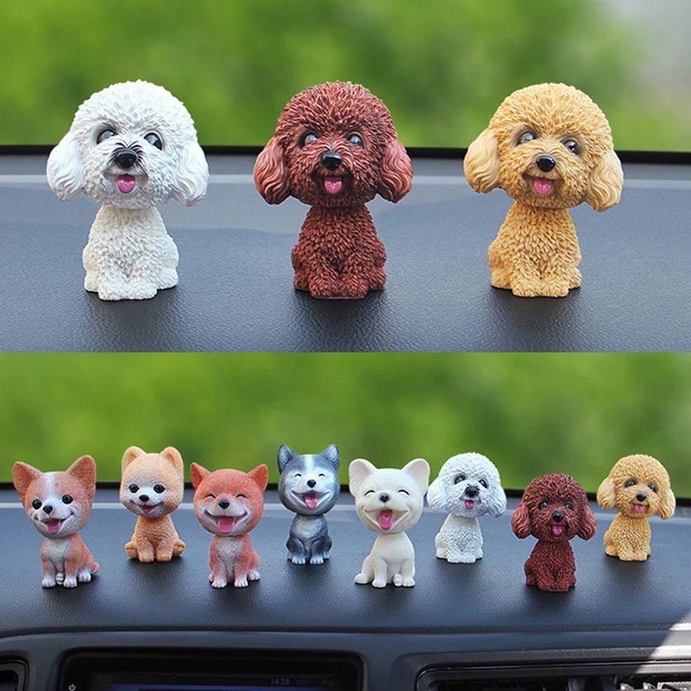 Buy Dog Wobble Head Dolls Resin Shaking Head Dog Bobblehead Dog Nodding