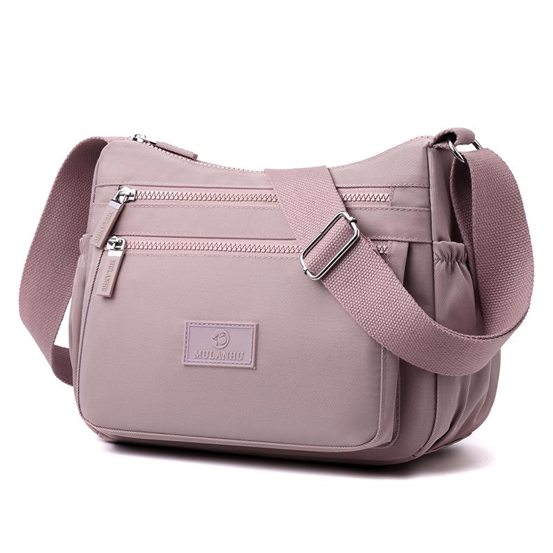 Lightweight Crossbody Bag Multi-Pocket Shoulder Bag Nylon Women's Bag