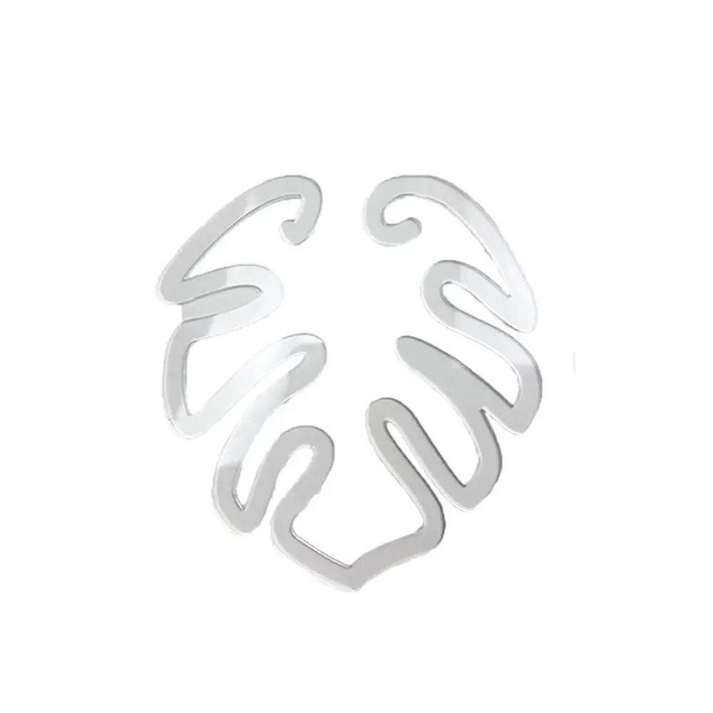 Schildkrötenpanzer Bambusklemme Wiederverwendbarer Klarer Kunststoff Pflanzenstielstützhalter für Zimmer- und Außenpflanzen für Blumenliebhaber