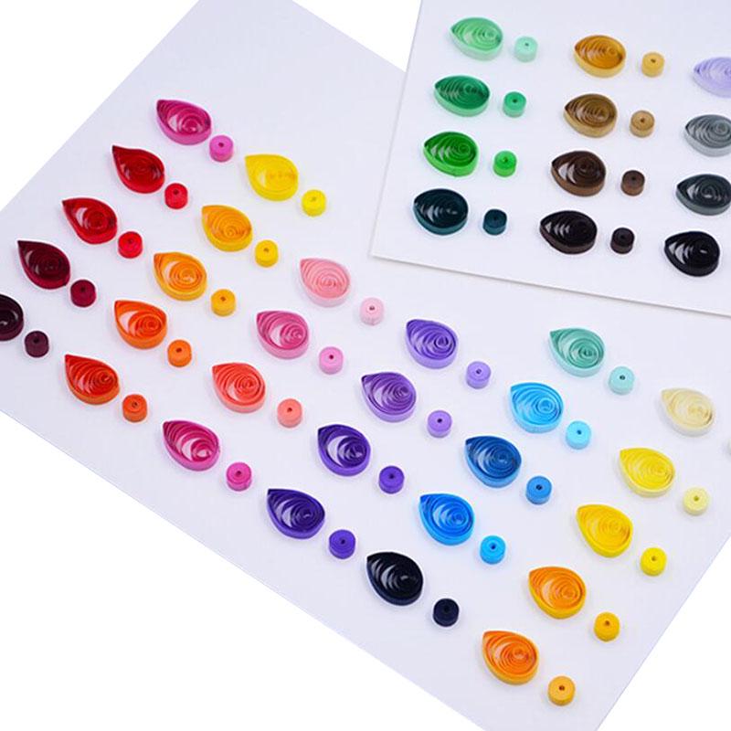 100 X Quilling Paper Strips Origami Paper Lucky Star Paper Diy Handcraft Gift