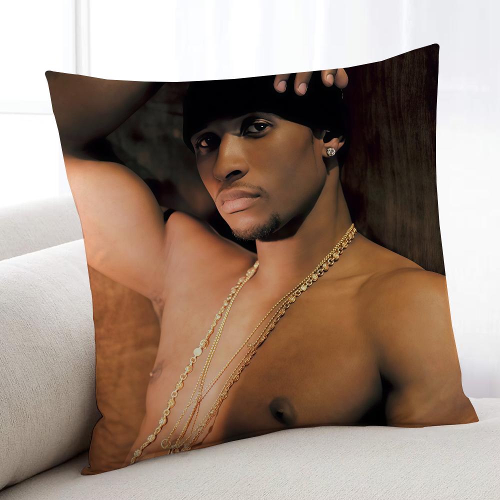 American Singer UUsher cushion cover Home Bedding Sofa living Room pillowcase Simple Soft Skin Cushion Cover Party Gift