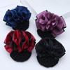 Korean Style Ballet Hair Net Updo Styling Tool Crochet Hair Bun Cover New Bow Hair Net  For Work