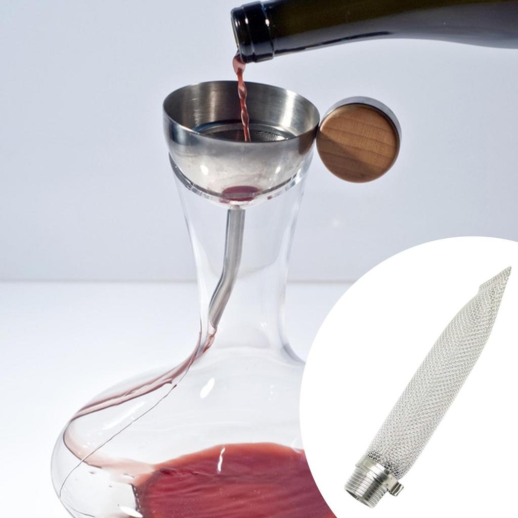 Home Brewing Stainless Steel Beer Filter Tube Durable Mesh Strainer Easy Install Bazooka Screen for Beer