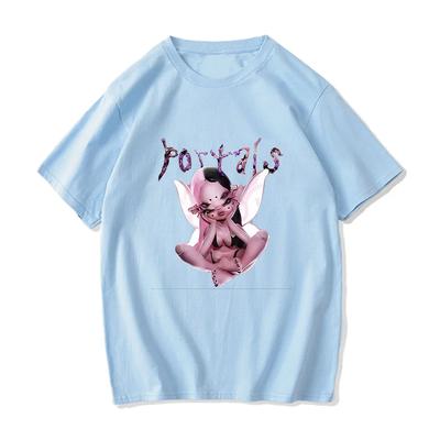 Melanie Martinez Portals Tour T-Shirt Vintage T-Shirt Lässig Kawaii Kurzarm Unisex Oberteile Harajuku Grafik Kleidung