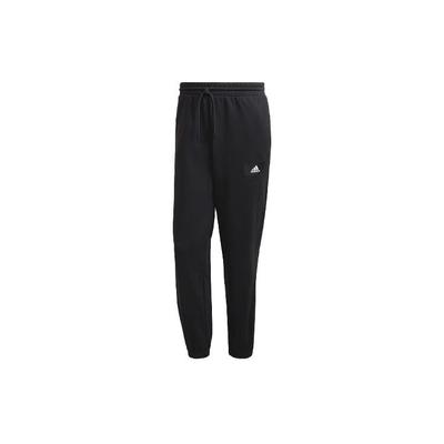 Essentials FeelVivid Cotton French Terry Straight-Leg Sweat Pants Black Men Streetwear HC6818