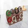 Organizer Bracelet Tray Wood Jewelry Holder Durable Necklace Display Stand  Gift