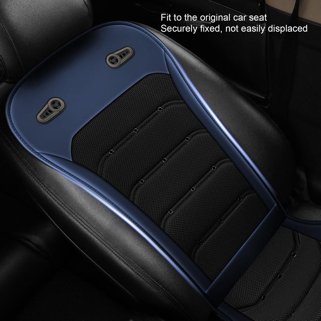 Ventilated Car Seat Cover 12V/24V Adjustable Speed Cooling Car Seat Cushion Universal Fit Comfortable Silent for Car SUV Truck
