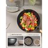 ASD 28cm Titanium Iron Deep Frying Wok