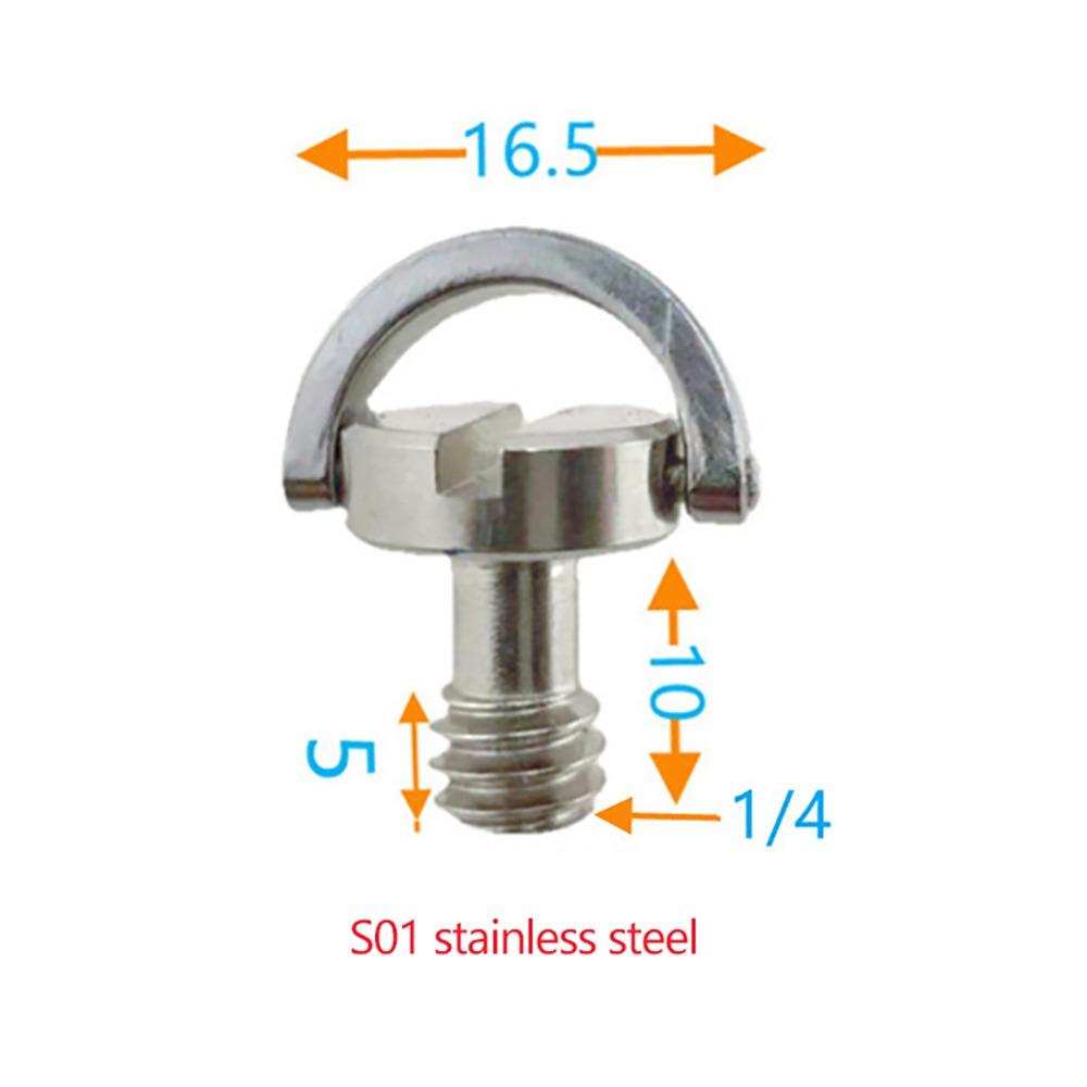 

1 шт., адаптер для фиксированной пластины камеры, винт D-образного кольца для зеркальной фотокамеры, новый винт для крепления камеры S01