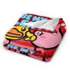 Warm Blankets Child Travel Yellow Duck Heart Throw Blanket Flannel Bedspread Couch Chair Sofa Bed Street Trend Sofa Bed Cover