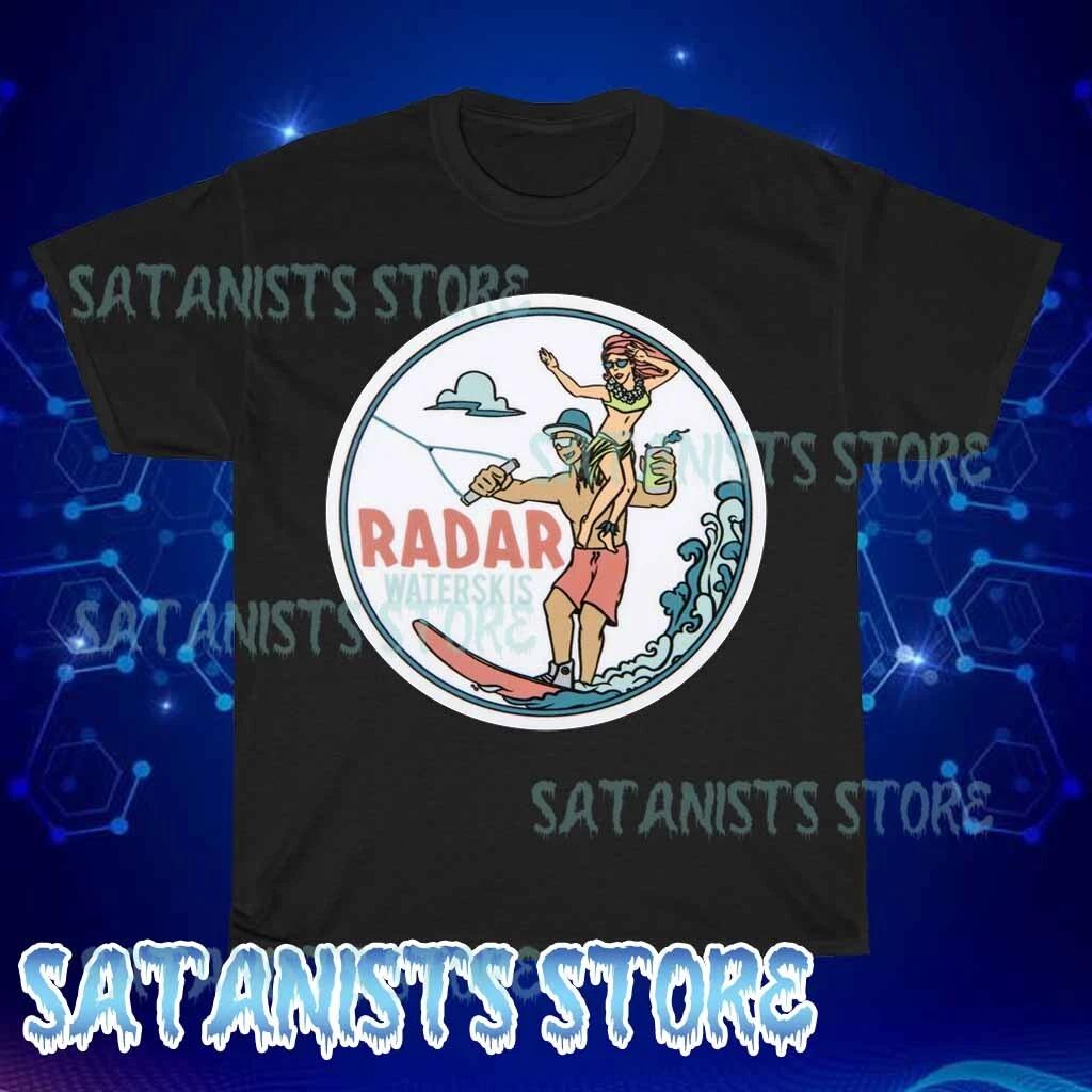 New Radar Ski Men s Black T-shirt Funny Size S to 5XL L