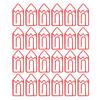 24Pcs Paper Clip Cartoon SpecialShaped Pencil Shape Study Office Document Cute Pin