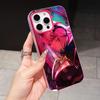 Holo Mori Calliope Jelly Double layer Rose Red Mobile Phone Case for iPhone 17 16 15 14 13 12 11 Air Pro Max Plus Protective