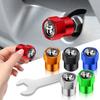 2026 Hot Alfa Romeo 4Pcs Car Wheel Tire Valve Caps Dust Accessories For Alfa Romeo Giulia Stelvio Giulietta 156 159 147 Mito Ton