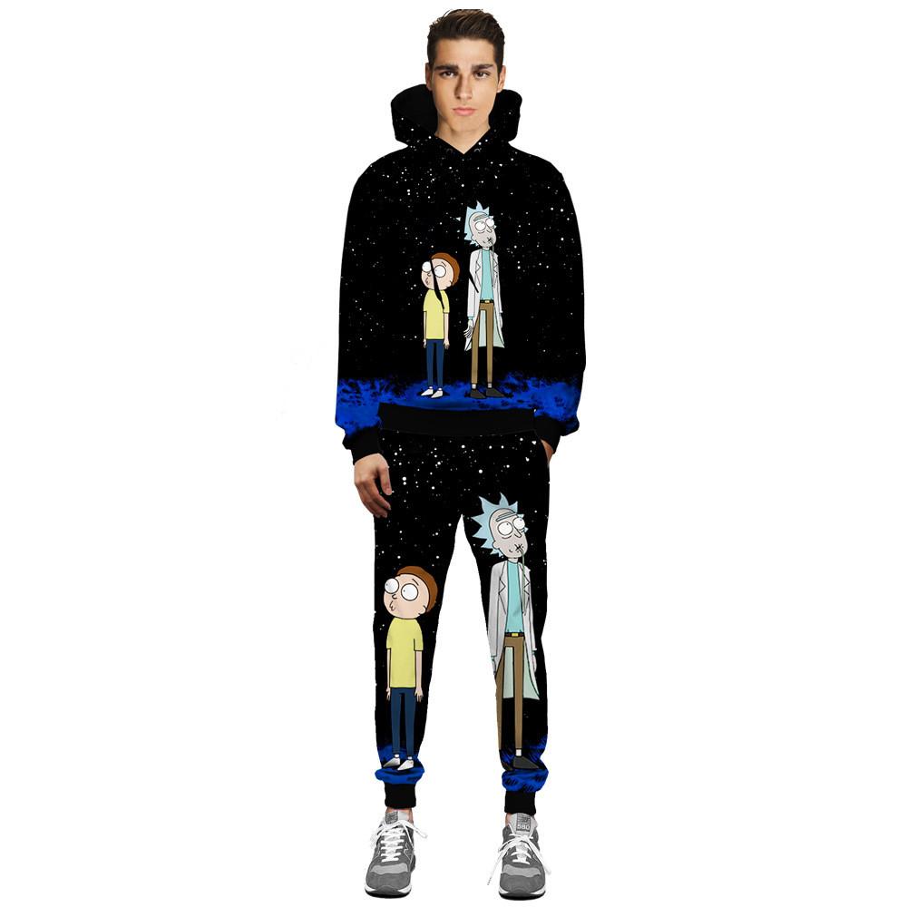 Trendy Anime Print Hoodie Relaxed Fit Hooded Sweatshirt For Casual Streetwear