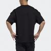 Adidas Mh Loose Tee With Three Stripes Men Tops Black GN0813