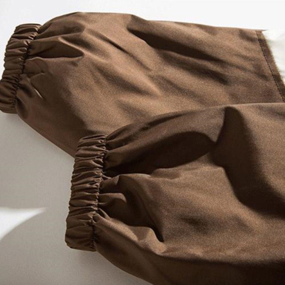 Loose Jackets Men Patchwork Windbreaker Coats Tracksuit Spring Autumn Cardigan  Autumn