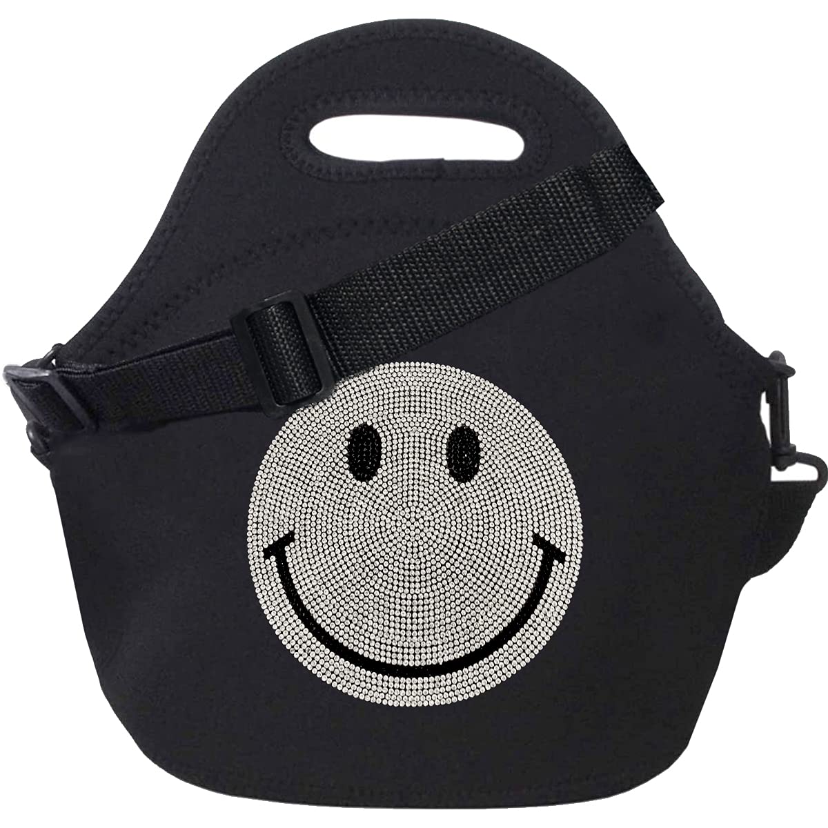 

DIVA Rose Ланч Изолированная и Ланч Наплечная Кроссбоди Сумка для Использования на Открытом Воздухе, Термальная, Сумка 2-в-1, Эластичная, Сумка, Сумка, Легкая, (Улыбка Серебро)