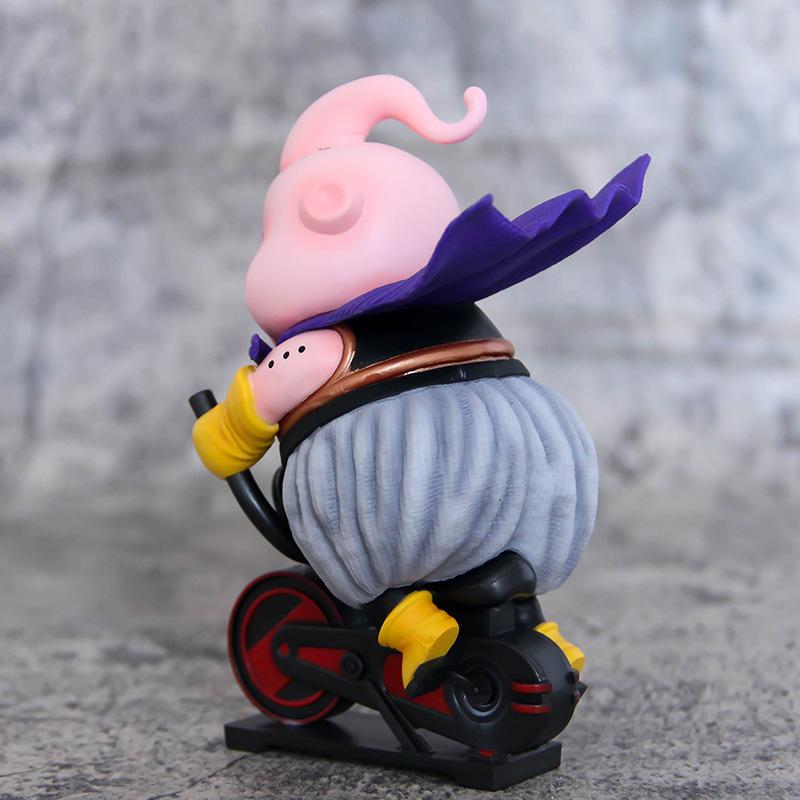 12cm Anime Dragon Ball Majin Fat Buu Cycling Figures Pvc Figures Model Toys Dolls Gifts