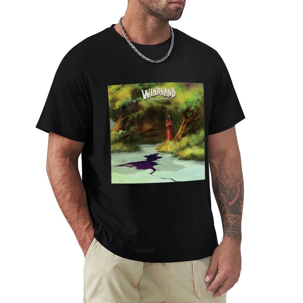 Windhand Eternal Return Tshirt Basic Short Sleeve Cotton Blend Tshirt