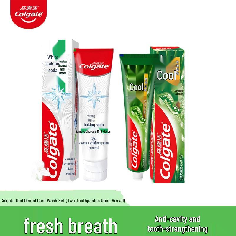 Colgate Whitening & Fresh Breath Toothpaste Set