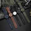 Men's Watches Luminous Shock Resistant Men Sports Watches Canvas Strap Simple Outdoor Quartz Wristwatch for Man