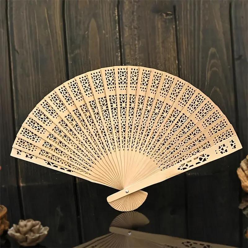 1pc DIY Folding Fan Bamboo Fan, Handmade Painting Folding Fan, Wedding Gift, Chinese Style, Student Gift Fan, Ancient Style