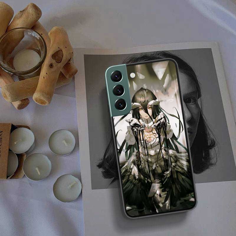 Albedo Overlord Phone Case For Samsung Galaxy S22 S25 Ultra S21 S10 Plus S26 Edge S20 S23 S24 FE Cover Silicone Soft TPU Cle