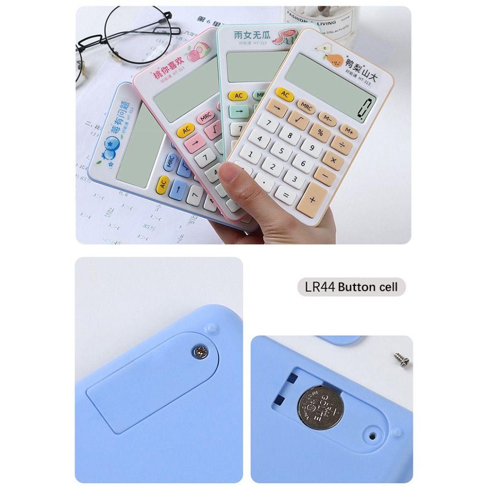 12-Digit Minimalist Mini Calculator Large LCD Display Electronic Calculator  Home