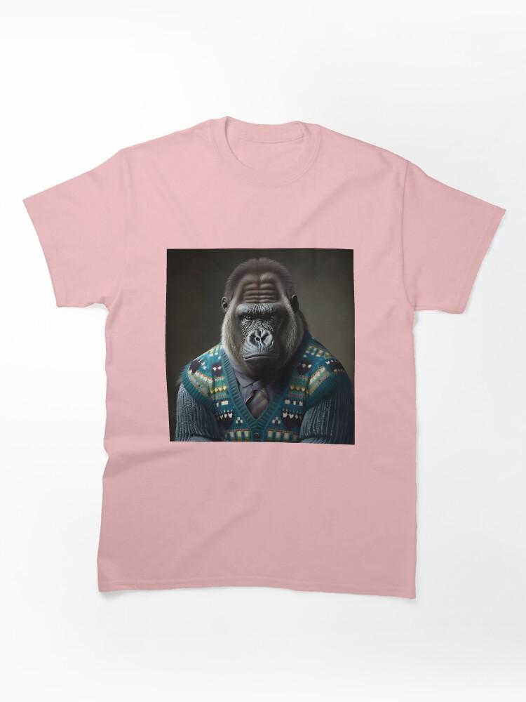 Gorilla Tag Gorilla in a Sweater - Animal Art Classic Unisex T-Shirt