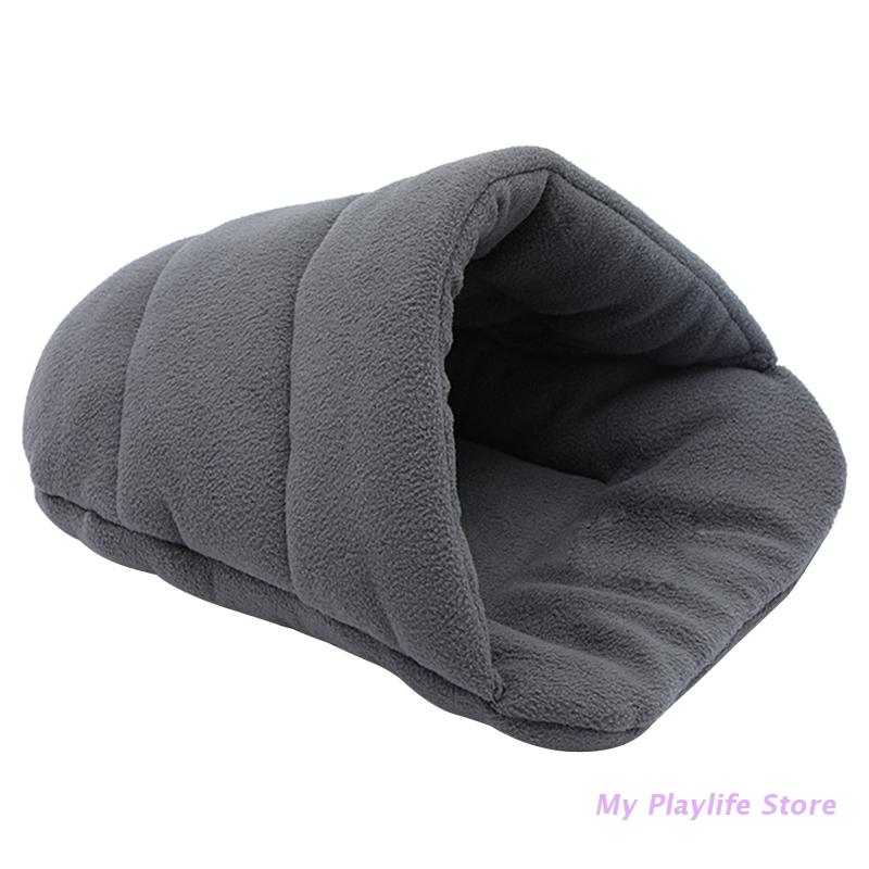 Hamster Warm Bed Cute Small Pet Winter Plush Hide House for Squirrel Hedgehog Chinchilla Rabbit Bunny