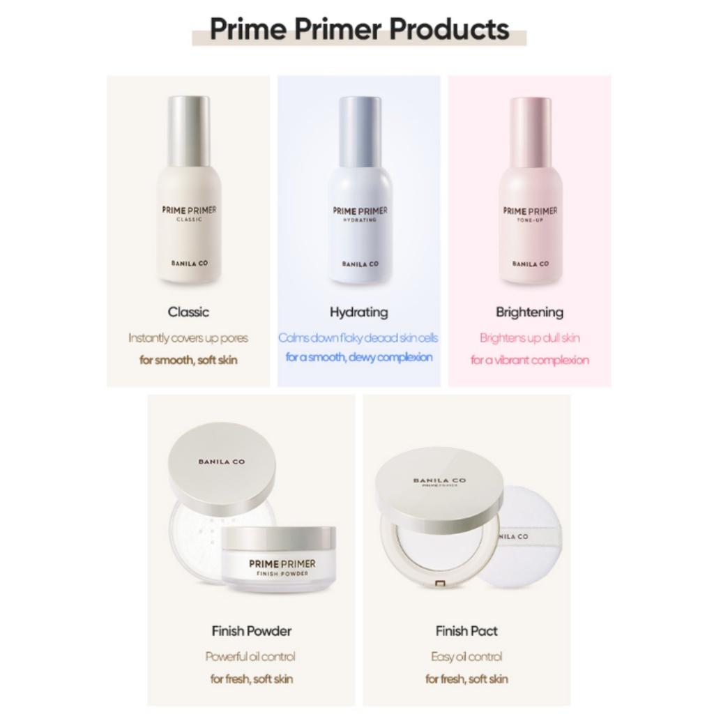 BANILA CO Prime Primer Gesichtsgrundierung 30 ml Klassisch/Matt/Feuchtigkeitsspendend/Tönung