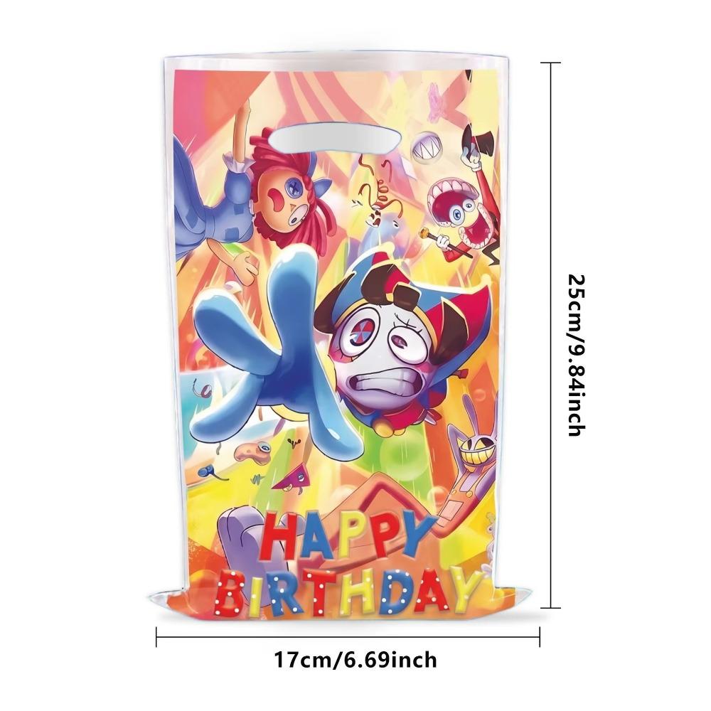 Digitaled Circus Birthday Party Decoration Amazing Tableware Tablecloth Plate Cup Napkin Gift Bags Circus Party Favors Supplies