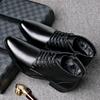 Hot Sale Mens Genuine Leather High Top Casual Shoes Soft Sole Lace-up Ankle Boots Leisure Walk Male Business Botas Chelsea Boots