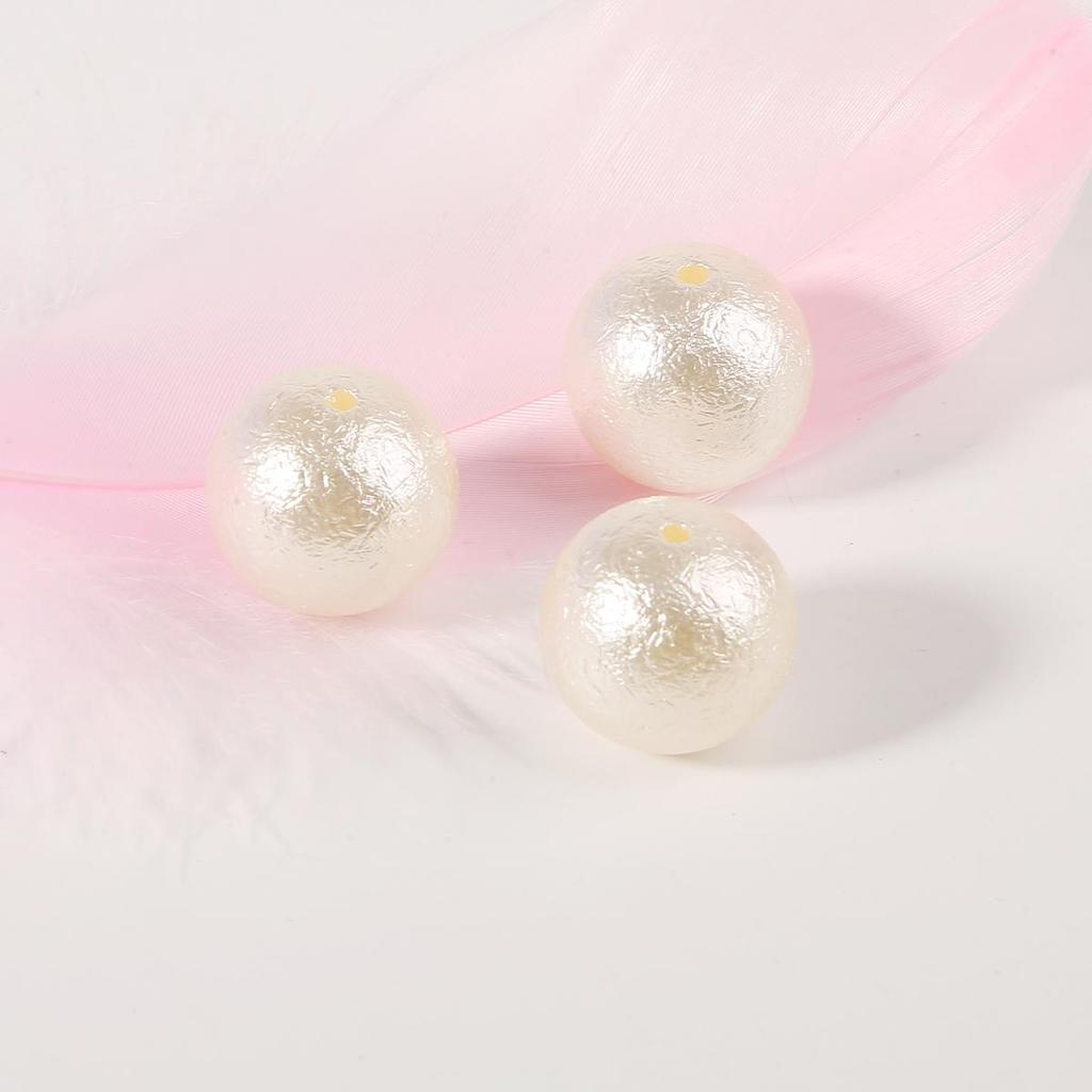 10-500Pcs ABS Wrinkled Pearl Beads for DIY Jewelry Craft Making Home Decoration Art Faux Pearls for Vase Fillers